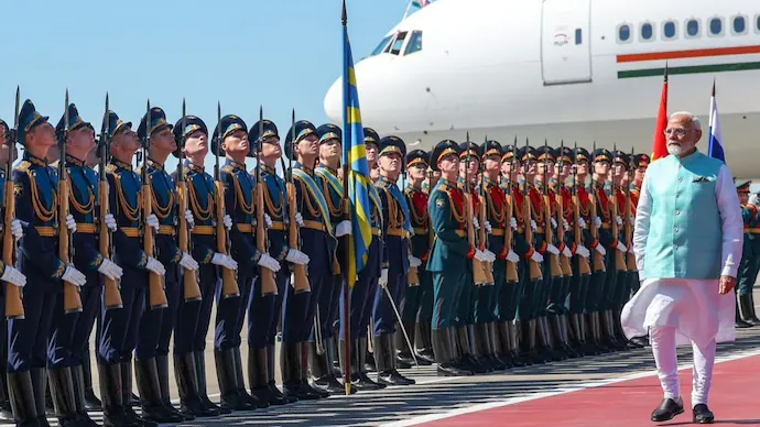 PM Modi arrives in Moscow, to hold talks with Russian President Putin