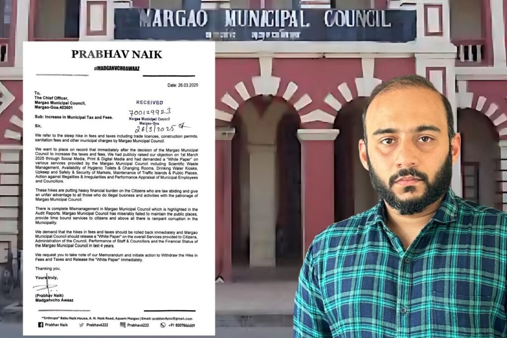 "Madganvcho Awaaz Demands Fee & Tax Rollback, White Paper on Municipal Services"