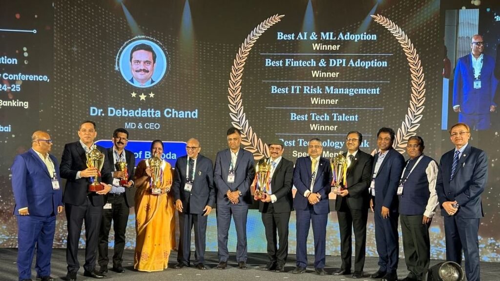 Bank of Baroda wins five honours at IBA Banking Technology Awards