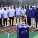Cricket legends join children for beach match at Miramar